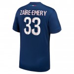 Günstige Fußballtrikots Paris Saint-Germain Zaire Emery 33 Heimtrikot 2024-25 Kurzarm